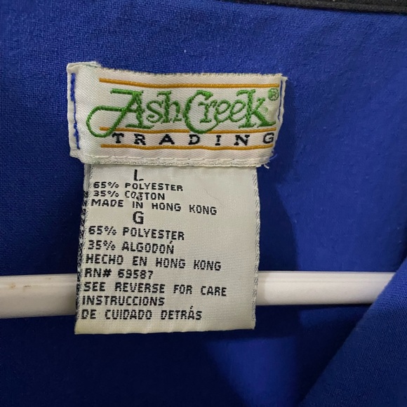 80’s Vintage Ashcreek Trading Shirt | Size Large - Picture 2 of 12